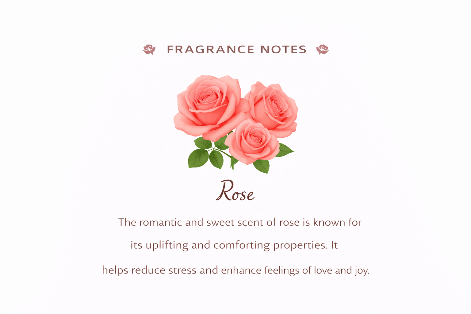 Rose fragrance note