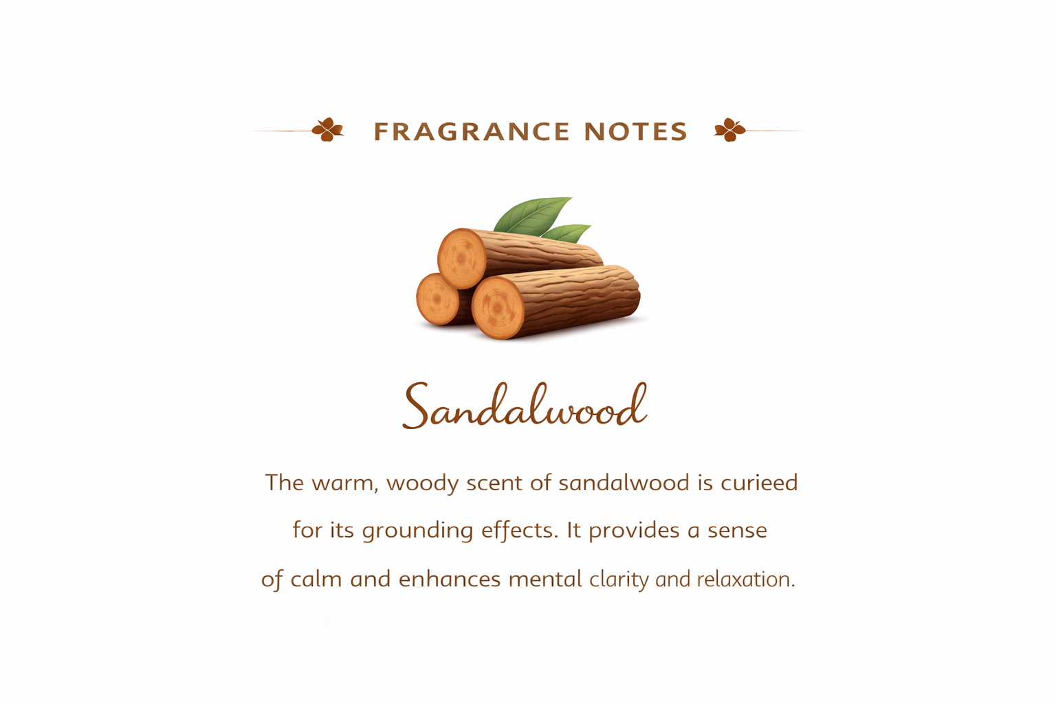 Sandalwood fragrance notes