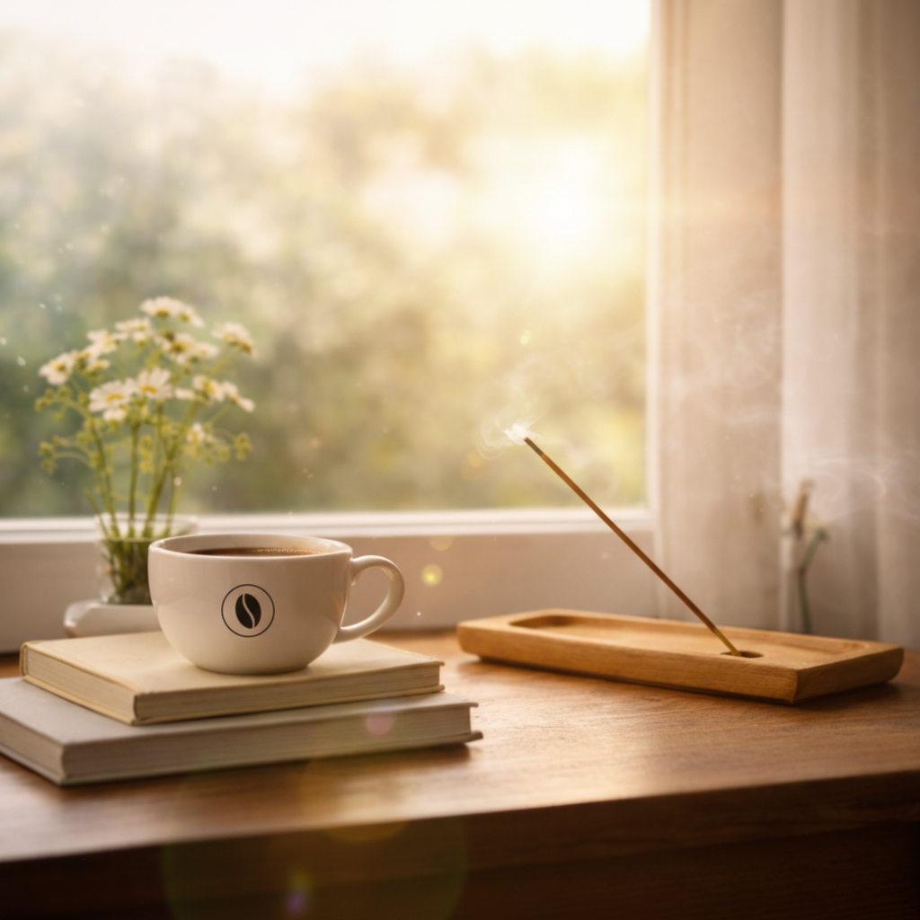 Morning ritual incense